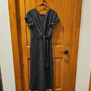 Chic Black and White Polka Dot Jumpsuit